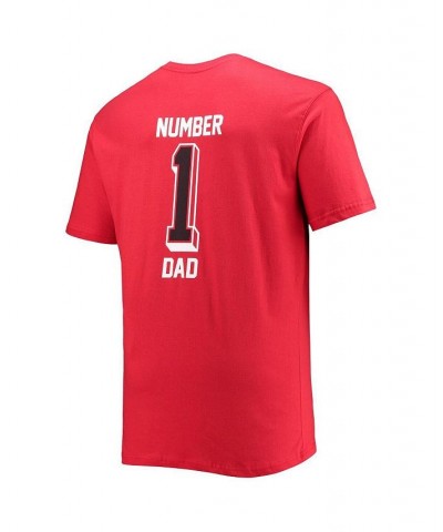 Men's Branded Red Tampa Bay Buccaneers Big and Tall 1 Dad 2-Hit T-shirt $18.24 T-Shirts