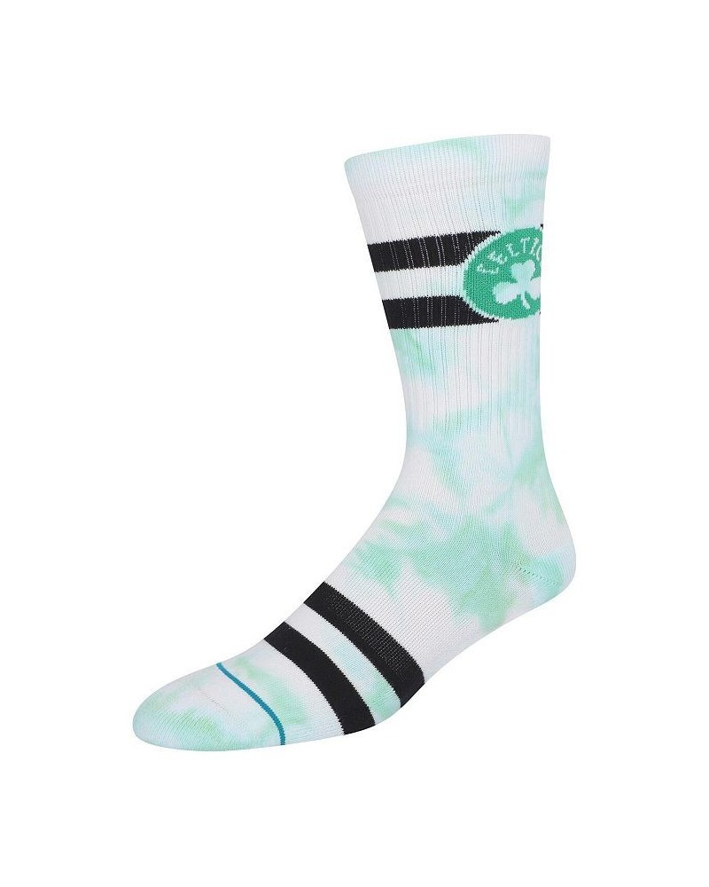 Men's Green Boston Celtics Tie-Dye Crew Socks $11.75 Socks