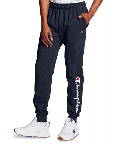 Men's Powerblend Fleece Jogger Pants Oxford Grey $19.95 Pants