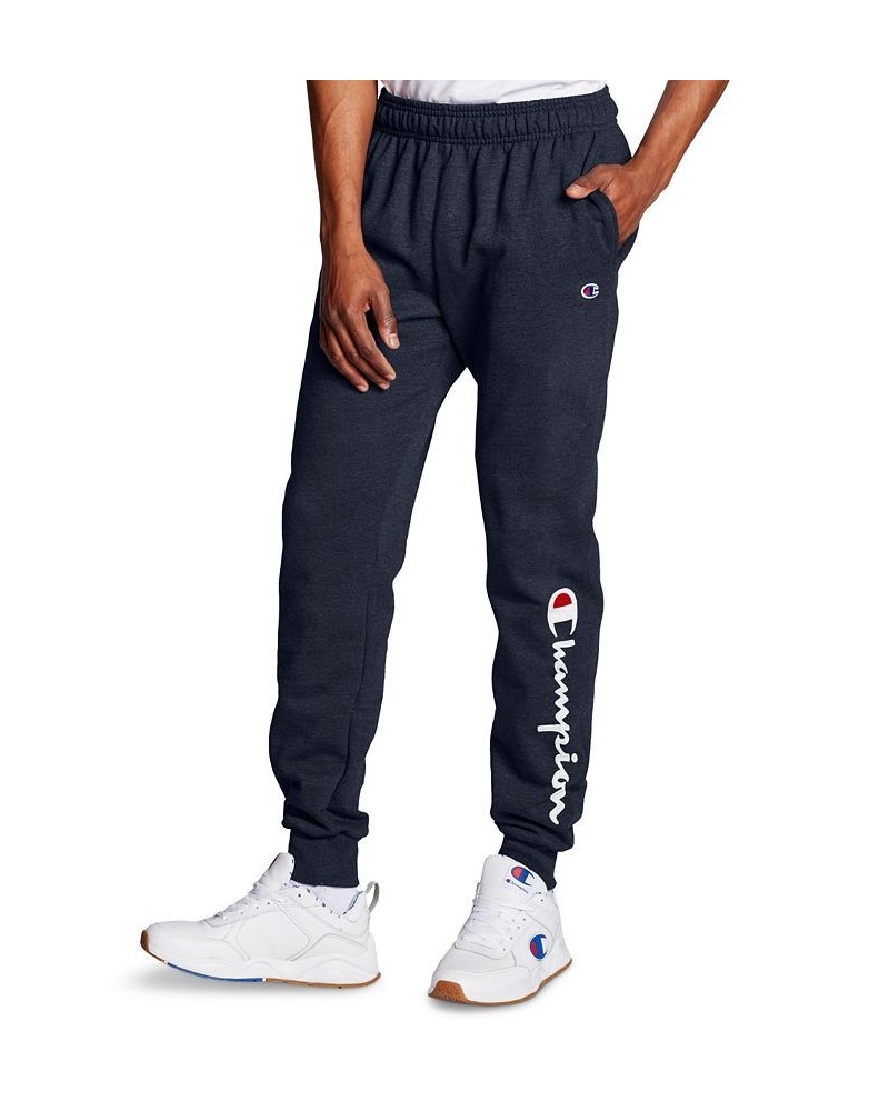 Men's Powerblend Fleece Jogger Pants Oxford Grey $19.95 Pants