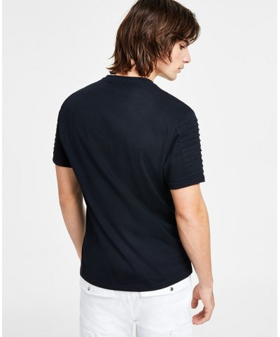 Men's Regular-Fit Pintucked T-Shirt PD01 $26.70 T-Shirts