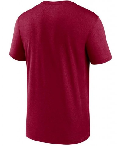 Men's Burgundy Washington Football Team Logo Essential Legend Team Performance T-shirt $21.50 T-Shirts