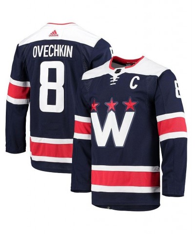 Men's Alexander Ovechkin Navy Washington Capitals Alternate Captain Patch Primegreen Authentic Pro Player Jersey $79.20 Jersey