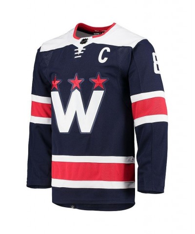 Men's Alexander Ovechkin Navy Washington Capitals Alternate Captain Patch Primegreen Authentic Pro Player Jersey $79.20 Jersey