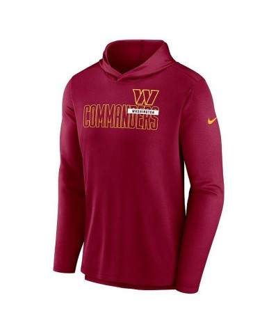 Men's Burgundy Washington Commanders Performance Team Pullover Hoodie $34.50 Sweatshirt