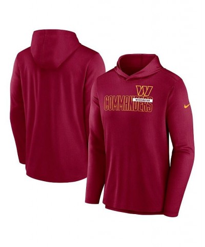 Men's Burgundy Washington Commanders Performance Team Pullover Hoodie $34.50 Sweatshirt