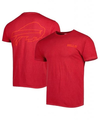 Men's Red Buffalo Bills Fast Track Tonal Highlight T-shirt $26.00 T-Shirts