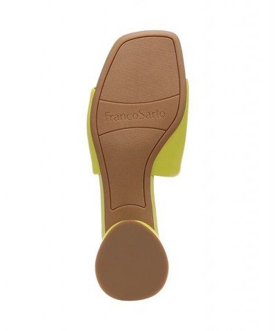 Loran Slide Sandals Yellow $54.00 Shoes