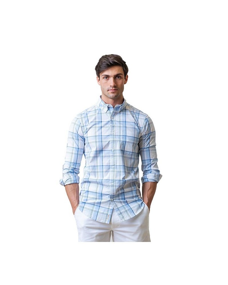 Mens' Poplin Button Down Shirt PD03 $23.37 Shirts