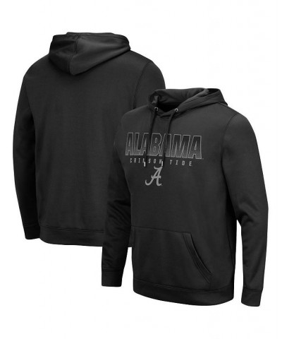 Men's Black Alabama Crimson Tide Blackout 3.0 Pullover Hoodie $27.95 Sweatshirt