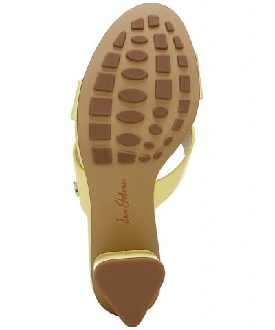 Women's Odie Slip-On Sandals Yellow $45.00 Shoes