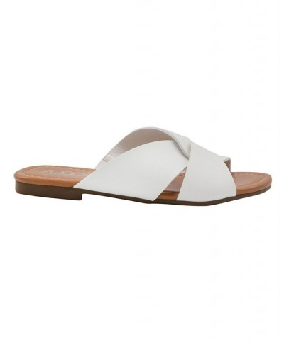 Women's Olena Knot Slides White $20.50 Shoes