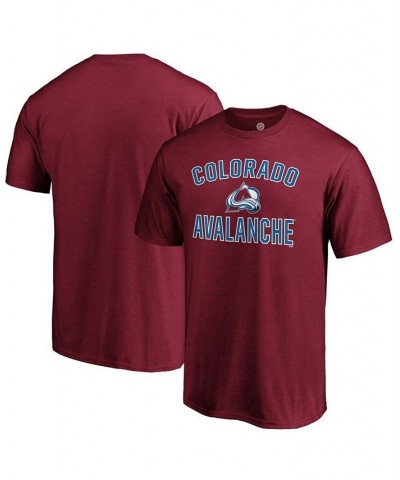 Men's Burgundy Colorado Avalanche Team Victory Arch T-shirt $16.11 T-Shirts