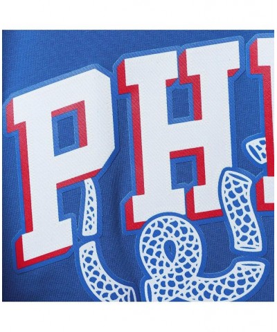 Men's Royal, Red Philadelphia 76ers Mesh Capsule Taping T-shirt $35.00 T-Shirts