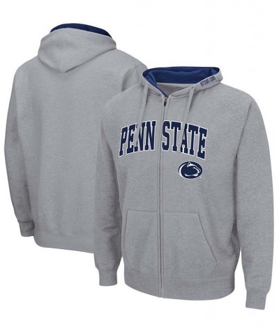 Men's Heather Gray Penn State Nittany Lions Arch Logo 3.0 Full-Zip Hoodie $26.78 Sweatshirt