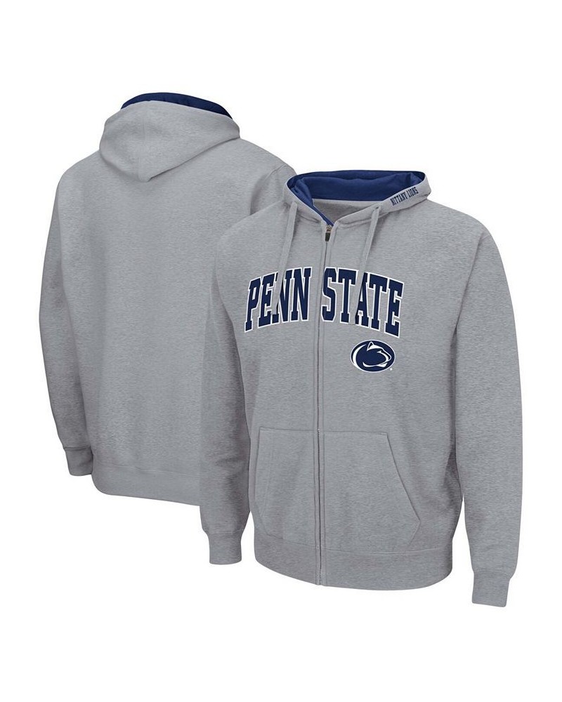 Men's Heather Gray Penn State Nittany Lions Arch Logo 3.0 Full-Zip Hoodie $26.78 Sweatshirt