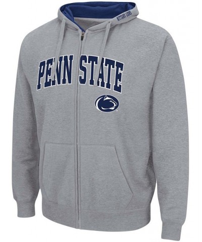 Men's Heather Gray Penn State Nittany Lions Arch Logo 3.0 Full-Zip Hoodie $26.78 Sweatshirt