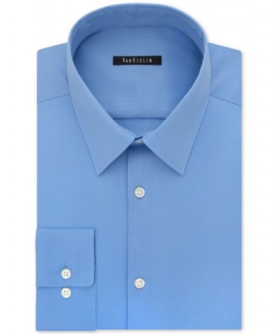 Men's Slim-Fit Flex Collar Stretch Solid Dress Shirt PD02 $16.88 Dress Shirts