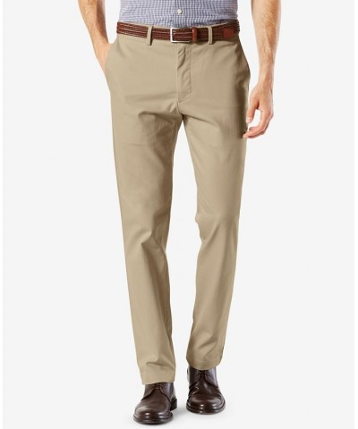 Men's Signature Lux Cotton Slim Fit Stretch Khaki Pants Tan/Beige $32.99 Pants