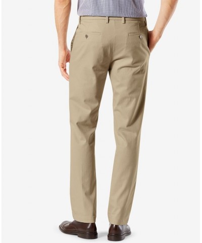 Men's Signature Lux Cotton Slim Fit Stretch Khaki Pants Tan/Beige $32.99 Pants