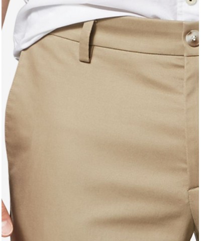 Men's Signature Lux Cotton Slim Fit Stretch Khaki Pants Tan/Beige $32.99 Pants