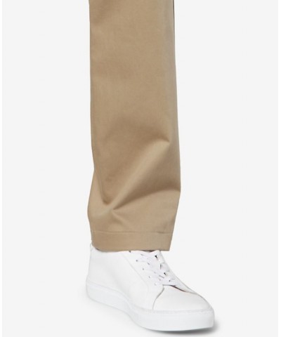 Men's Signature Lux Cotton Slim Fit Stretch Khaki Pants Tan/Beige $32.99 Pants