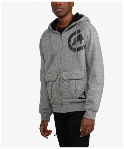 Men's Combat Wear Hoodie Gray $46.06 Sweatshirt