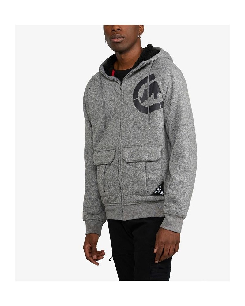 Men's Combat Wear Hoodie Gray $46.06 Sweatshirt