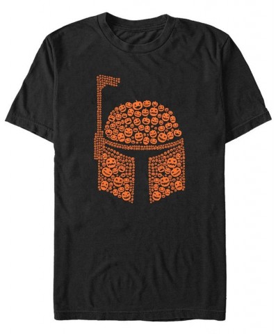 Star Wars Boba Pumpkins Men's Short Sleeve T-shirt Black $17.15 T-Shirts