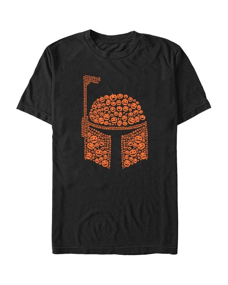 Star Wars Boba Pumpkins Men's Short Sleeve T-shirt Black $17.15 T-Shirts