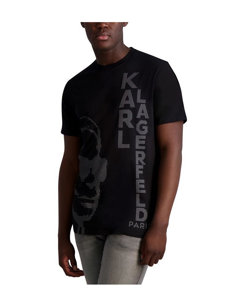 Men's Slim-Fit Dot Karl Head Logo Graphic T-Shirt Black $39.50 T-Shirts