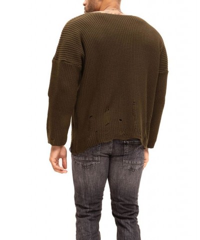 Men's Modern Double Distorted Sweater Tan/Beige $79.05 Sweaters