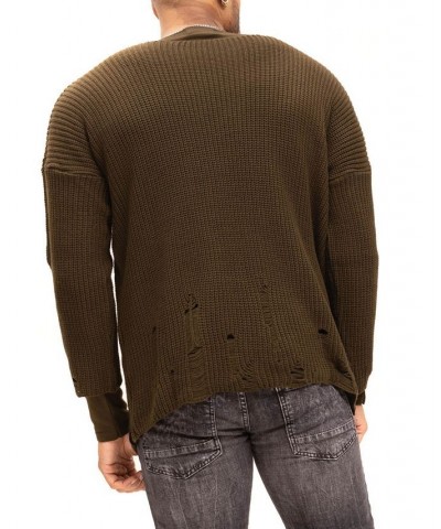 Men's Modern Double Distorted Sweater Tan/Beige $79.05 Sweaters