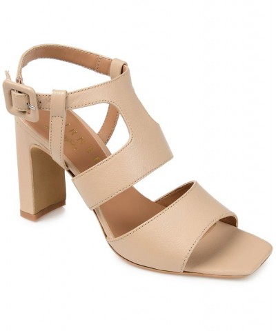 Women's Beckie Sandals Tan/Beige $44.40 Shoes