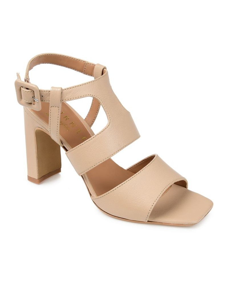 Women's Beckie Sandals Tan/Beige $44.40 Shoes