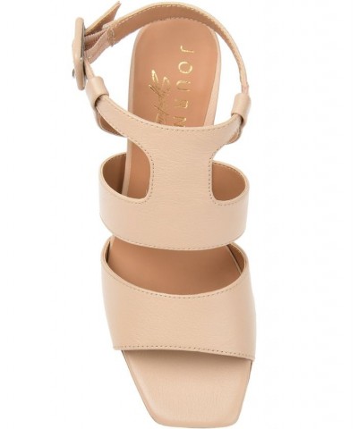 Women's Beckie Sandals Tan/Beige $44.40 Shoes