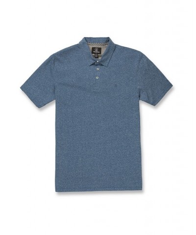 Men's Wowzer Short Sleeves Polo Shirt Blue $27.56 Polo Shirts