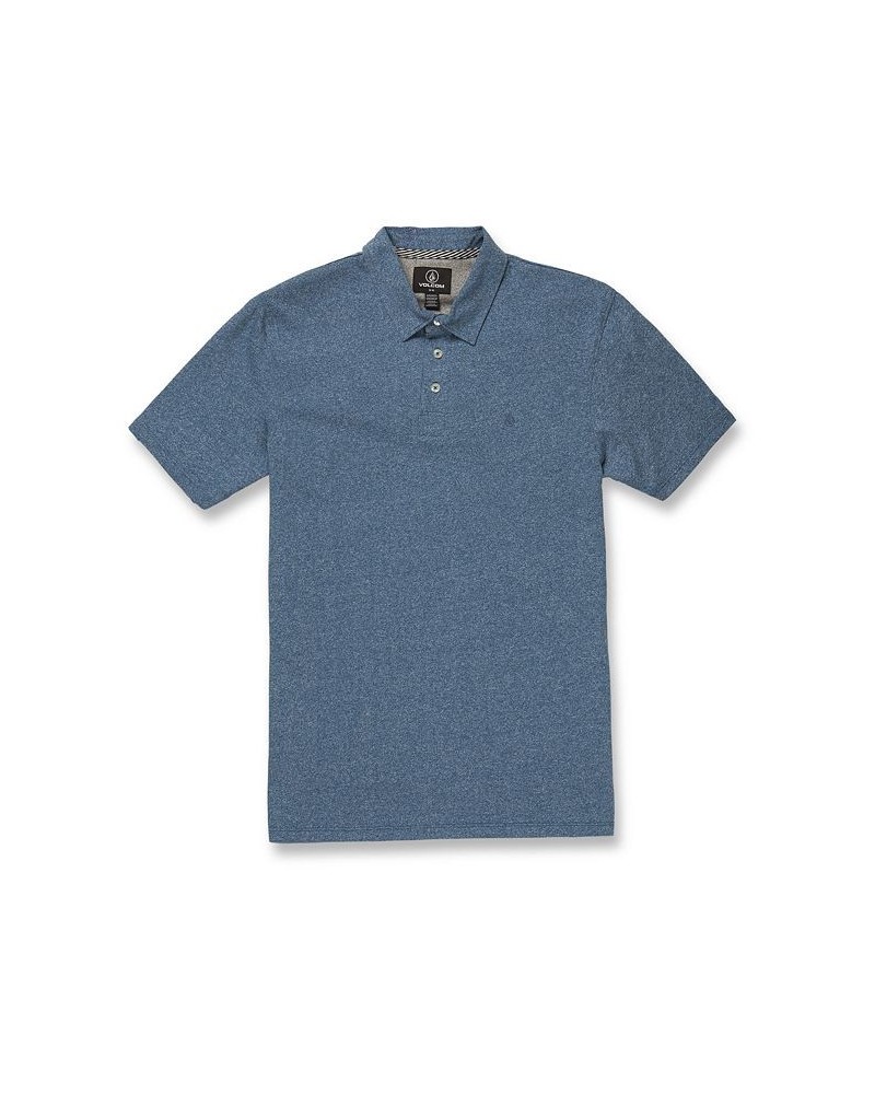 Men's Wowzer Short Sleeves Polo Shirt Blue $27.56 Polo Shirts