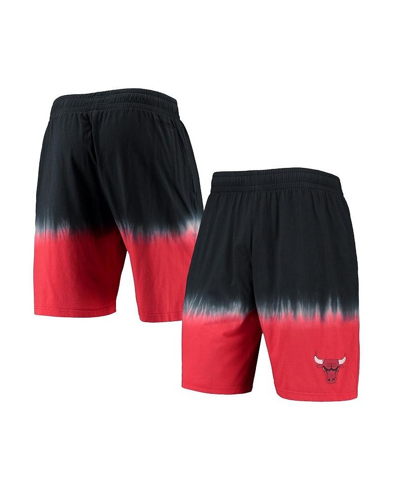 Men's Black, Red Chicago Bulls Hardwood Classic Authentic Shorts $50.34 Shorts