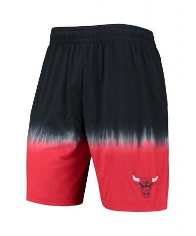 Men's Black, Red Chicago Bulls Hardwood Classic Authentic Shorts $50.34 Shorts