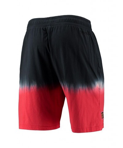 Men's Black, Red Chicago Bulls Hardwood Classic Authentic Shorts $50.34 Shorts