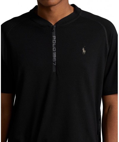 Men's Custom Slim Fit Performance Jersey Shirt Black $40.50 Shirts