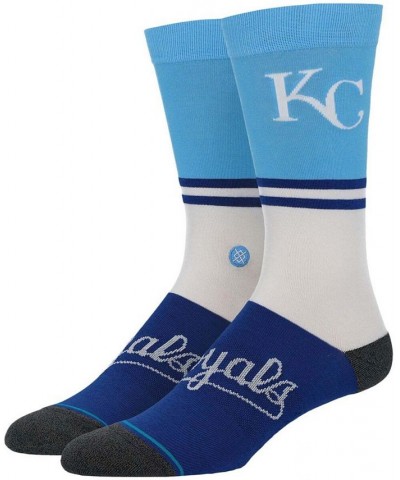 Men's White Kansas City Royals Infiknit Color Crew Socks $15.29 Socks