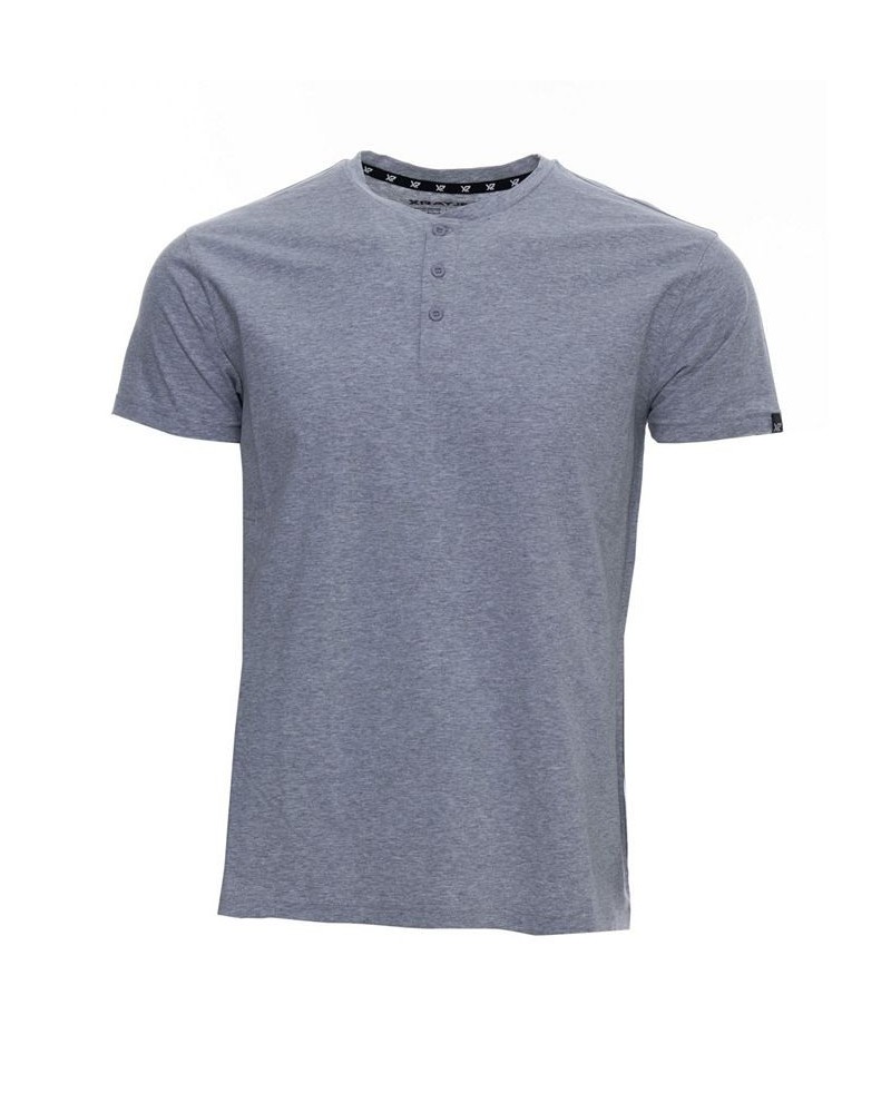 Men's Basic Henley Neck Short Sleeve T-shirt PD26 $17.39 T-Shirts