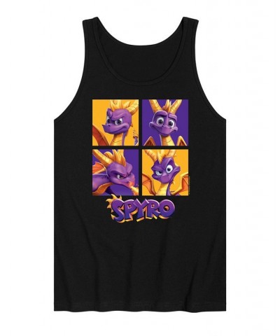 Men's Spyro Blocks Tank Black $20.64 T-Shirts