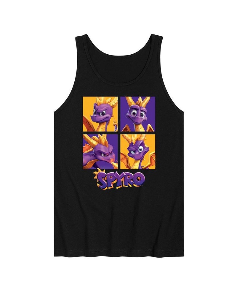 Men's Spyro Blocks Tank Black $20.64 T-Shirts