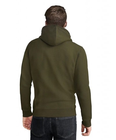 Men's Fleece Pullover Hoodie Gray $24.94 Sweatshirt