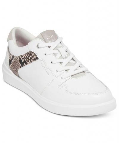 Women's Grand Crosscourt Modern Tennis Sneakers White $76.80 Shoes