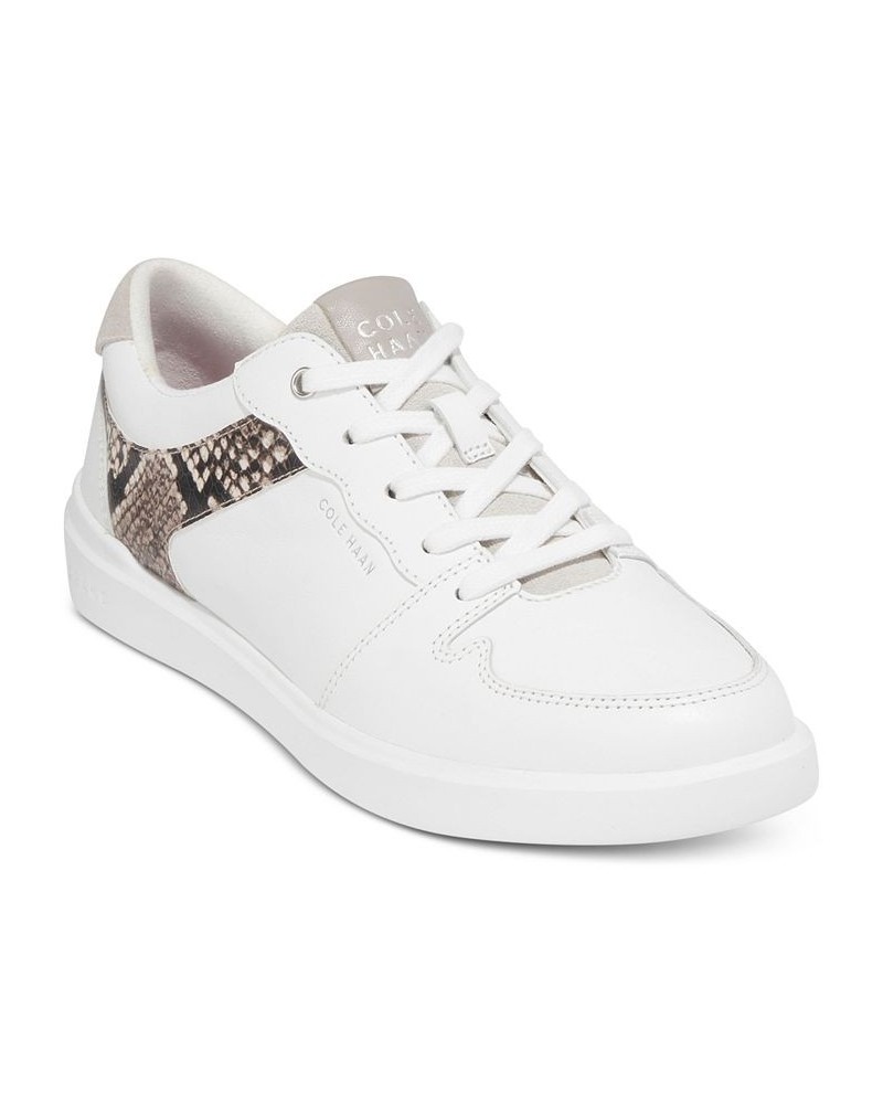 Women's Grand Crosscourt Modern Tennis Sneakers White $76.80 Shoes