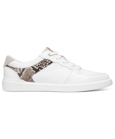 Women's Grand Crosscourt Modern Tennis Sneakers White $76.80 Shoes